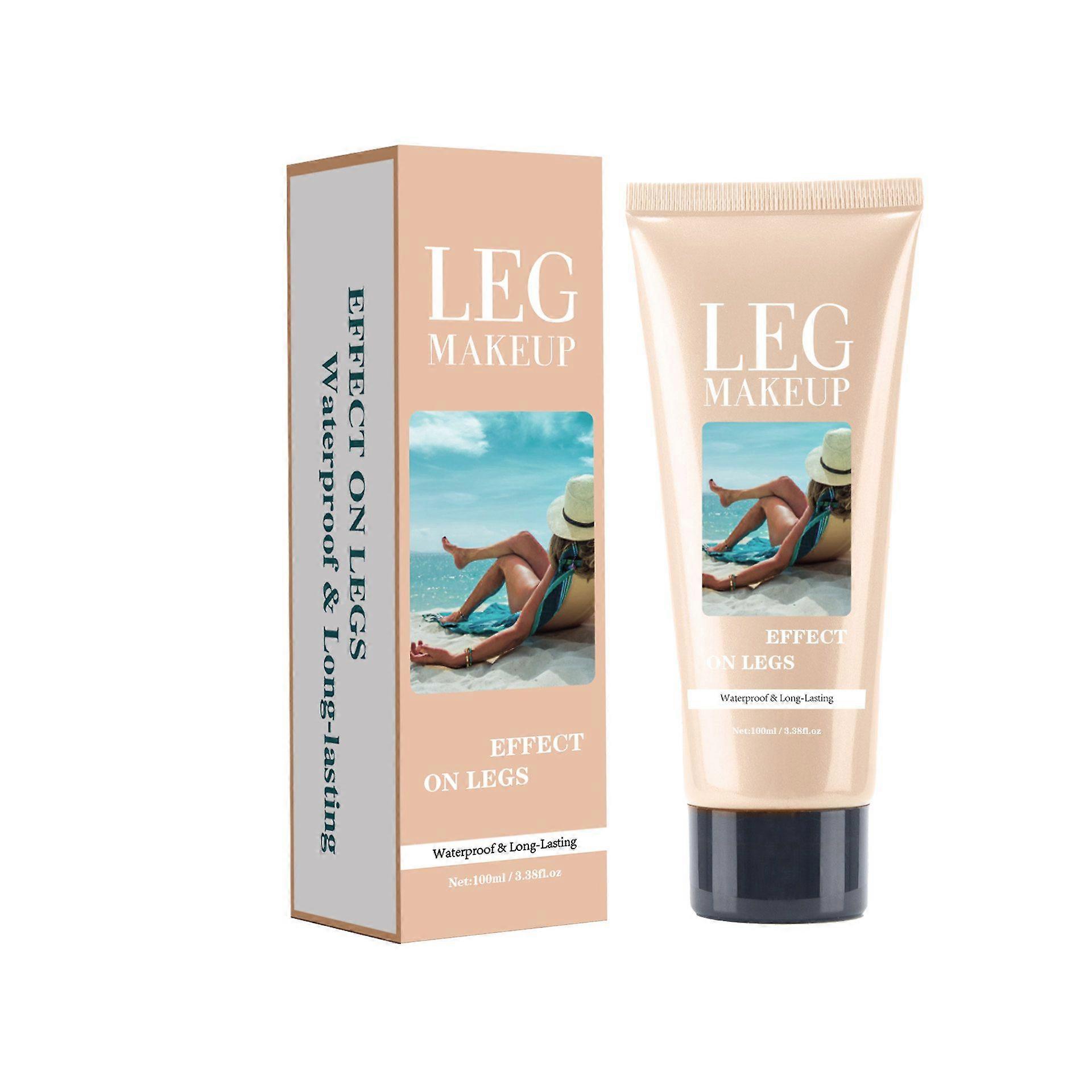 Leg Makeup Waterproof No Transfer, Full Coverage Concealer Leg Makeups Cream Waterproof Foundation, Body and Legs Cover Up Makeup for Tattoo, Even Ski