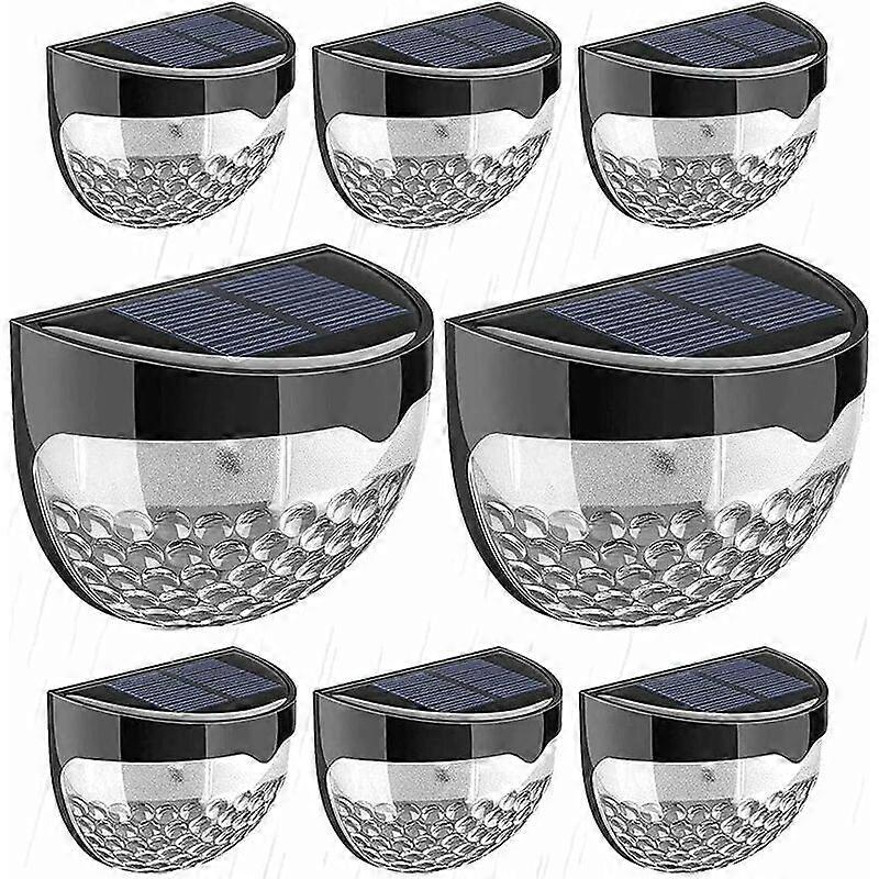 Luci di recinzione solare per esterni impermeabili per esterni, luci da giardino a LED Luci solari decorative per esterni per patio, recinzione, cortile, garage da giardino St