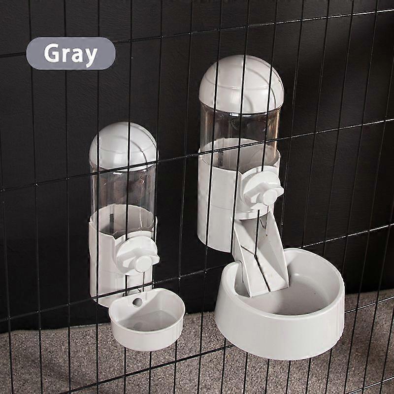 自動吊り下げペットボウルフードディスペンサーウォーターボトル子犬猫ウサギ用