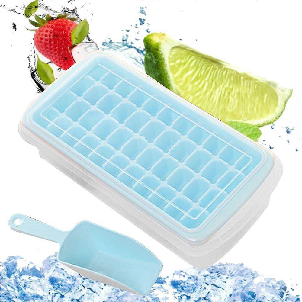 Silicone Ice Cube Trays Ice Cube Storage Container 44 Compartments Ice Cubes Mold