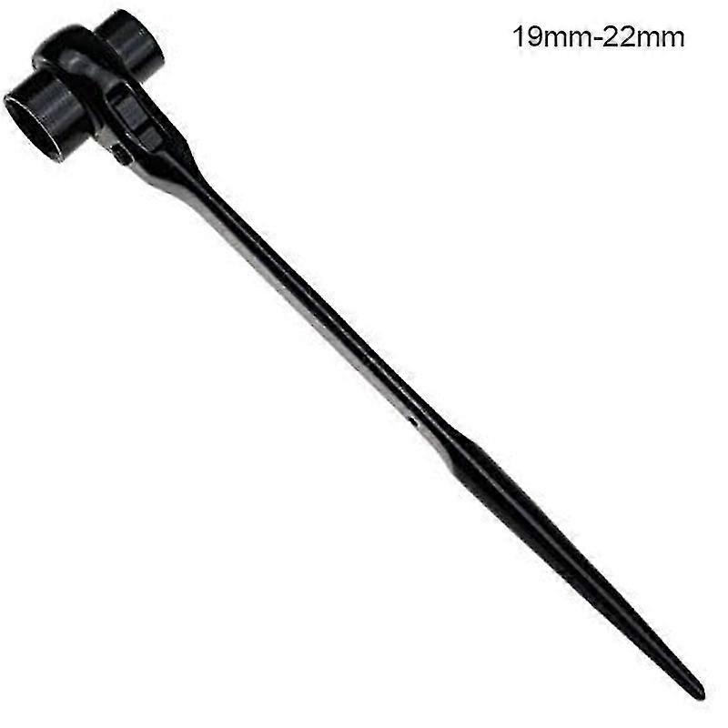 Scaffolding Ratchet Spanner with Tapered End and Ratcheting Socket Wrench