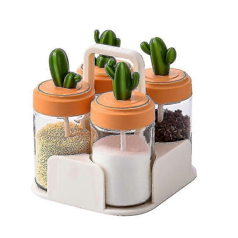 4pcs Cactus Shape Container