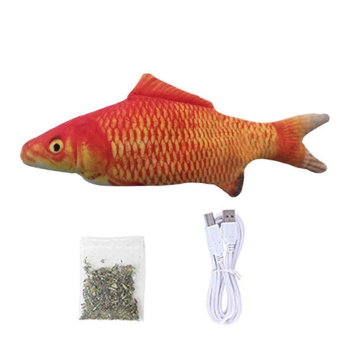 Mobile fish cat toy, simulation interactive fun chew toy
