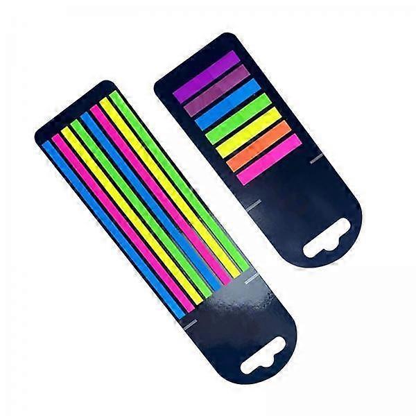 2x Mini Notes, Colored Page Marker Removes Cleanly Writable Translucent Label