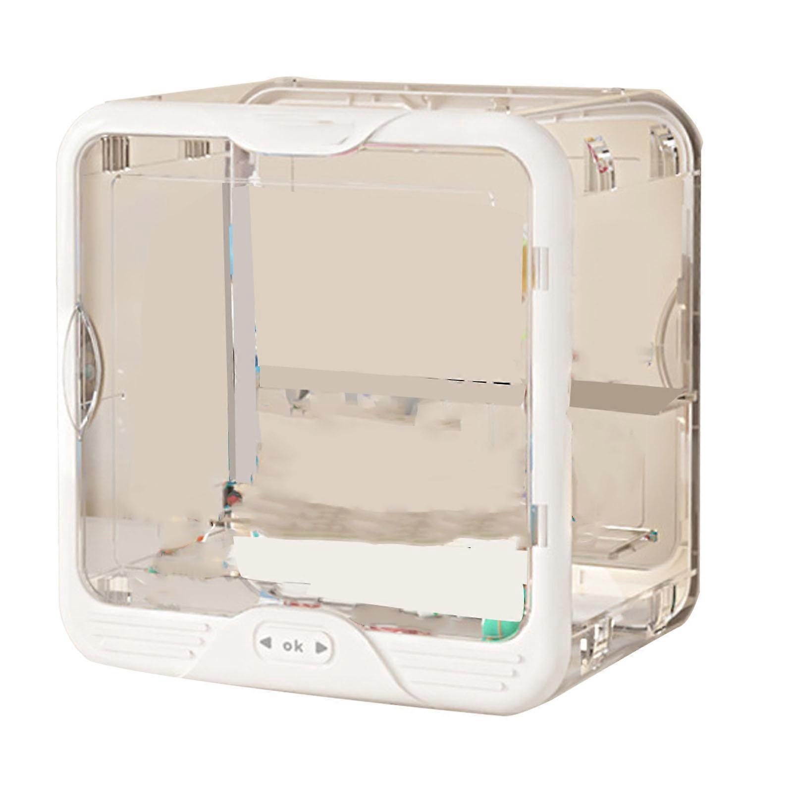 Figurine Display Box Transparent Stackable Dustproof Acrylic Figurine Storage Case for Home