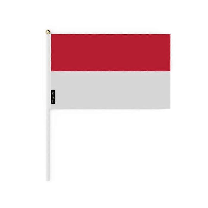 Mini Flag - Monaco - 20 x 30 cm - 100 pieces - Polyester - Light and durable