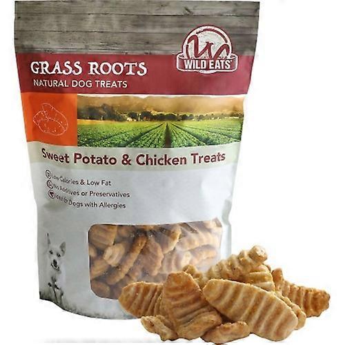 Wild Eats, ワイルド・イーツ, サツマイモ&チキン・ドッグ・トリート、12オンス、サツマイモ