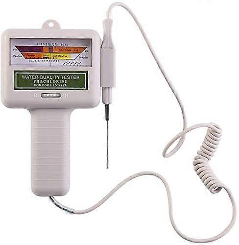 Fdit Chlorine Tester, High Accuracy Water Tester, pH Meter for Pools