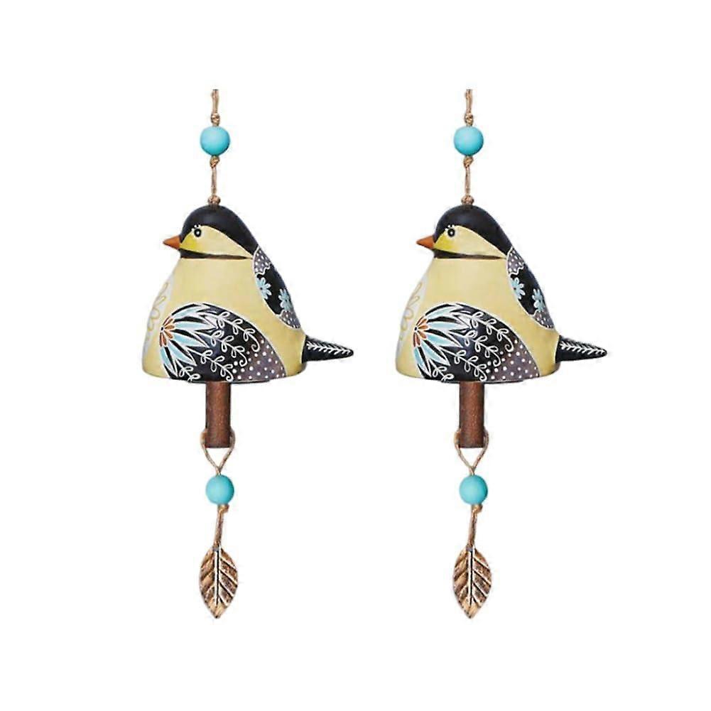 2 x bird bell, bird song bell, , bird song bell, garden decoration, rustic, parts, C