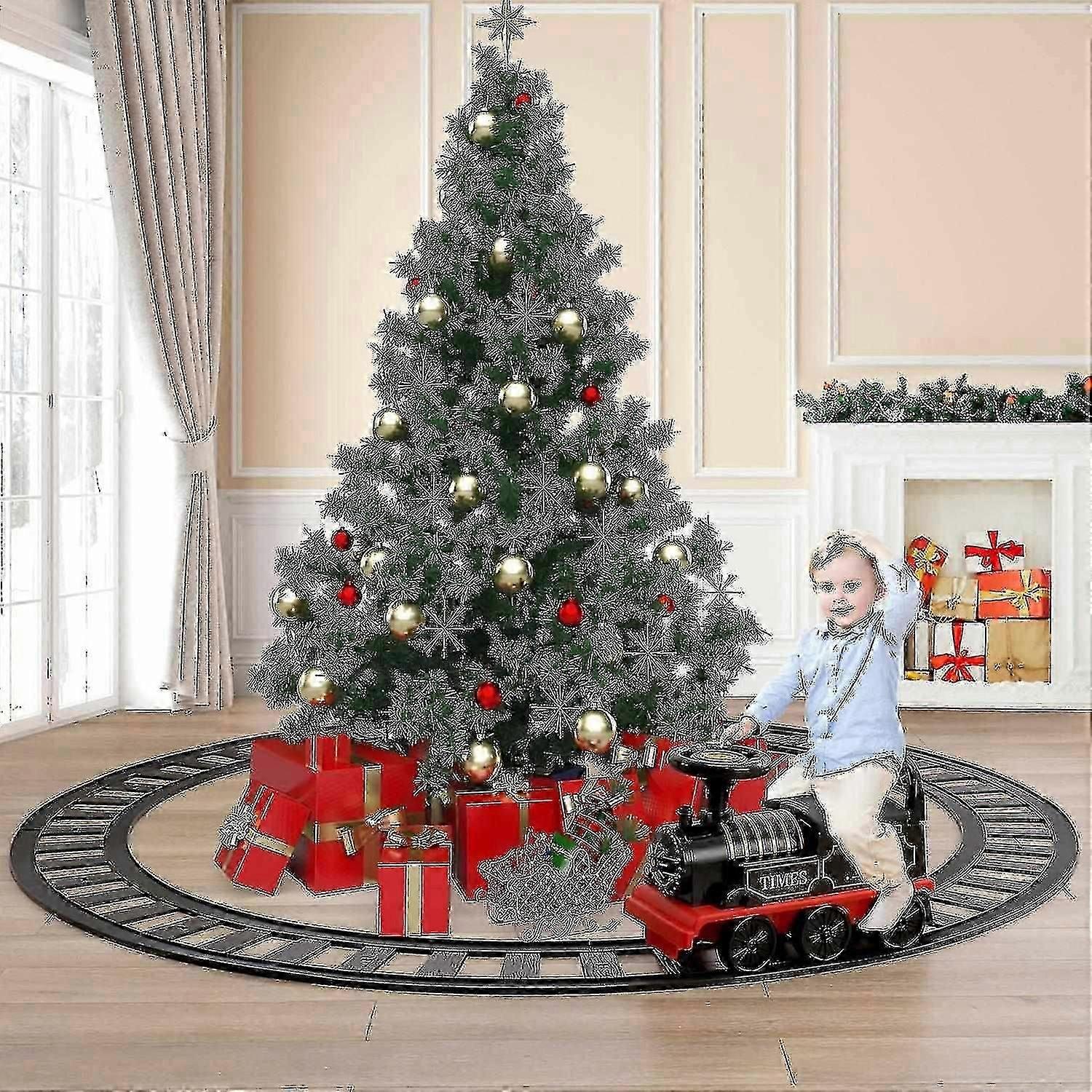 Barnas elbil med sporlekebil