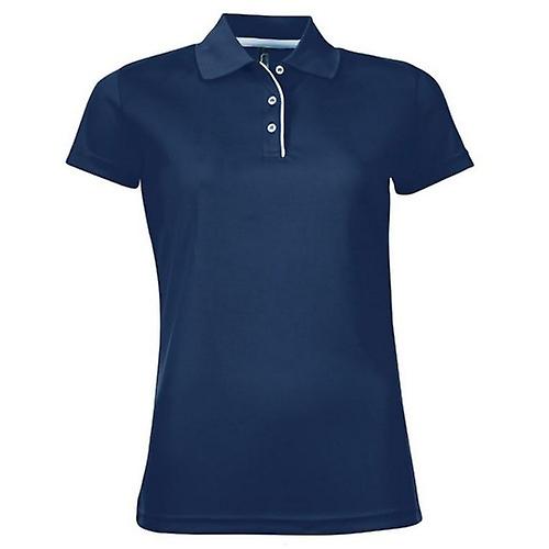 SOLS Womens/Ladies Performer Short Sleeve Pique Polo Shirt