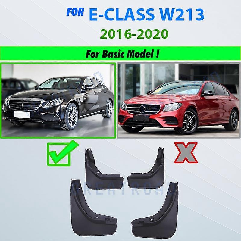 For Mercedes Benz E-Class E Class W213 2016 2021 2022 2023 Car Mudflaps Mud Flaps Splash Guards Mudguards Flap Fender Accessorie