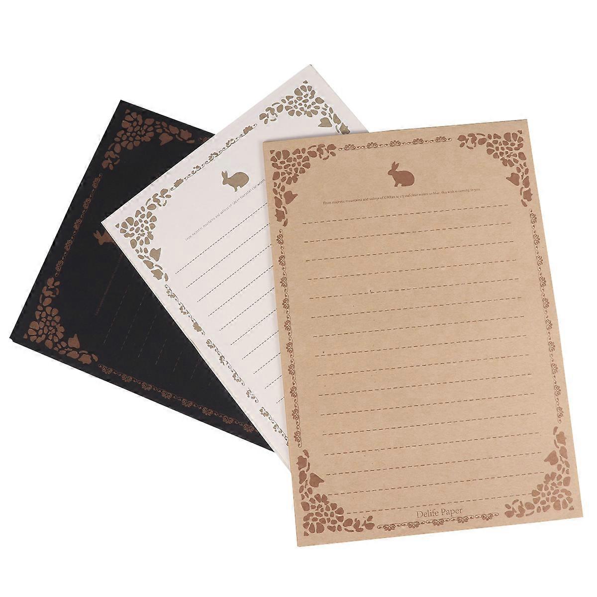 Creative Note Paper Vintage Style Expressing Emotion For School Use 10Set