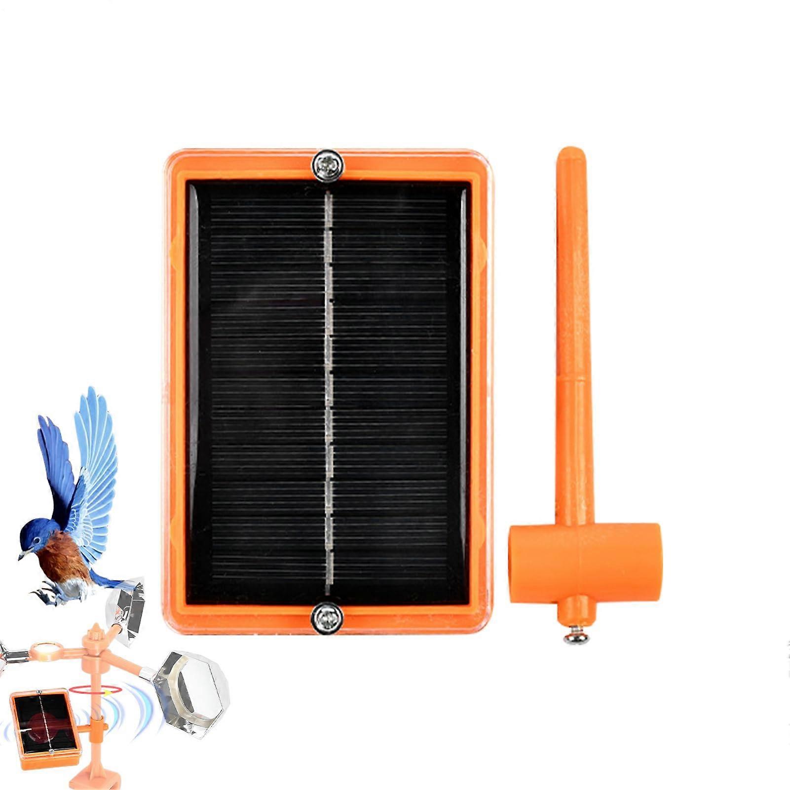 Pro Bird Scare Devices Solar - Reflective Hanging Owl 41x29cm ABS Alloy with 360° Sound for Garden Farm Orchard