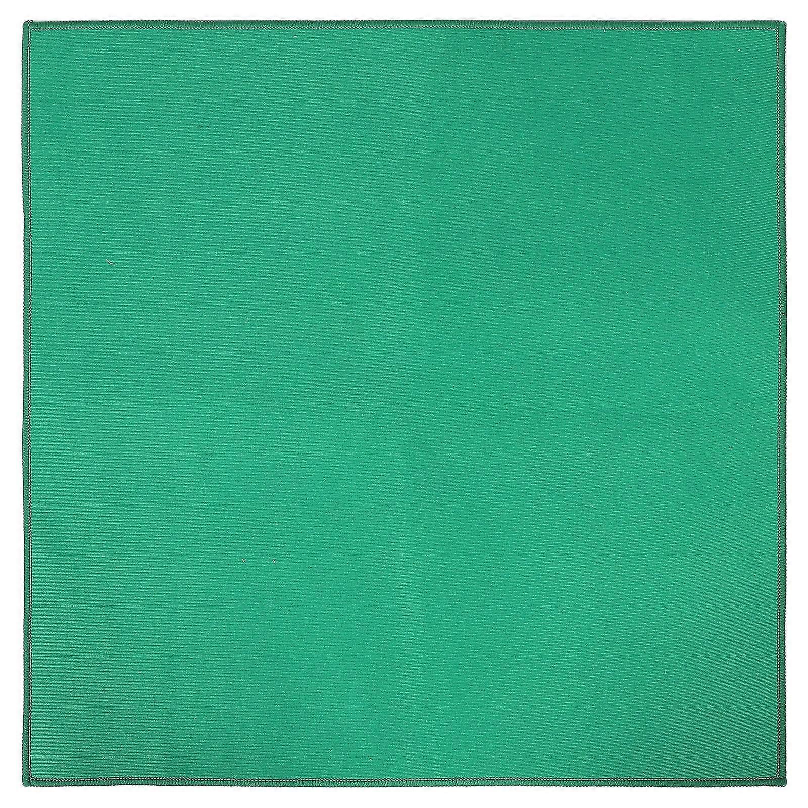 Mahjong Table Mat For Card Games And Poker Noise-Reduction Square Table Cover Green Mat For Board Games And Dominoes
