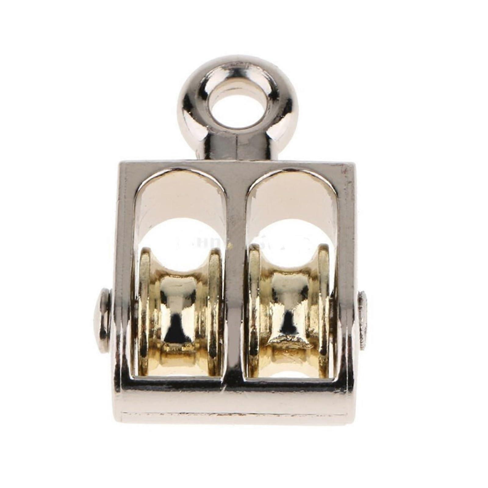 36mm Single Pulley Zinc Alloy Fixed Pulley Crown Block for DIY