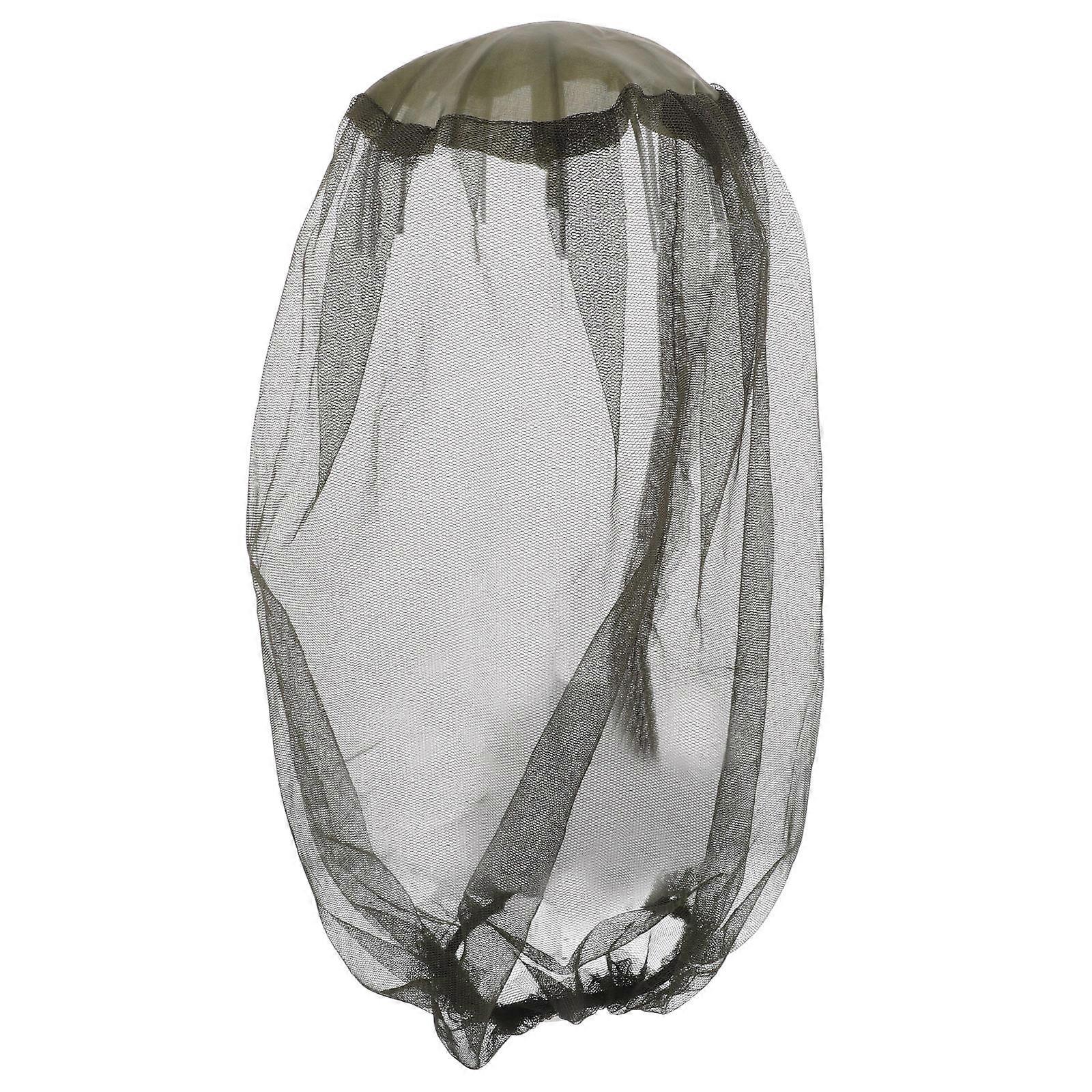 Head Netting For Insects Outdoor Style Head Net Olive Green 45.00X30.00X0.20CM 1Pack