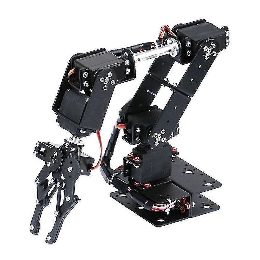 6-DOF robotarm DIY-kit flerfrihetsgradersrobotservo gripverktyg utbildning konstruktion