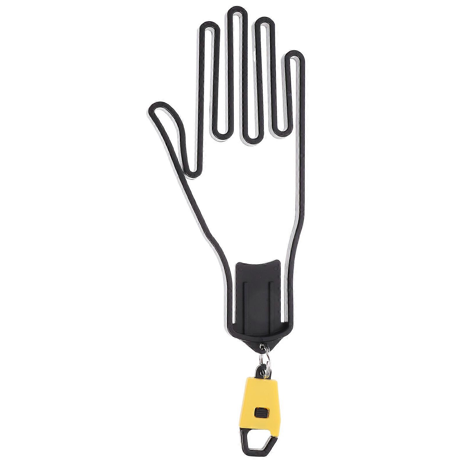 Golf Glove Organizer Hand Shape Glove Racks Convenient Hook Design For Golf Players Keeps Gloves Dry 1Set