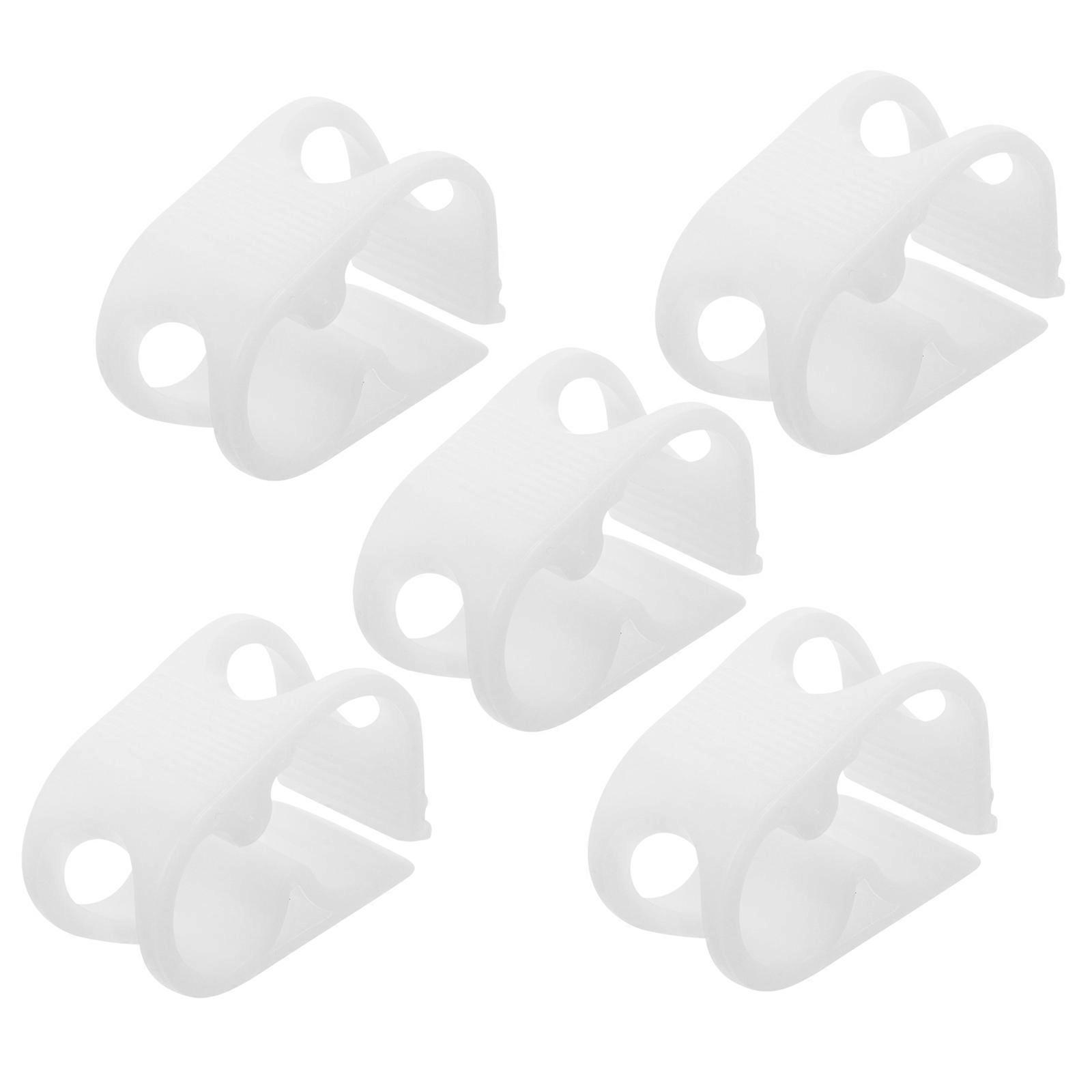 Adjustable Plastic Hose Clamps 5pcs Non Deforming Flow Control Water Stopper Clips for Laboratory & Experimental