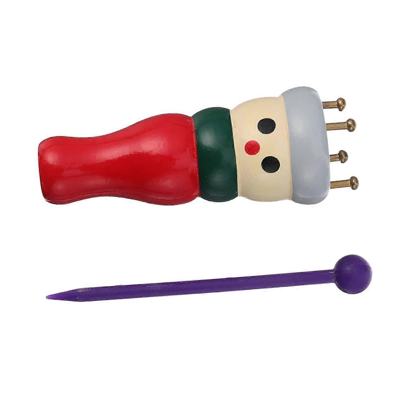 Wooden Knitting Dolly Set with Crochet Hook  Craft Set for Learning to Knit