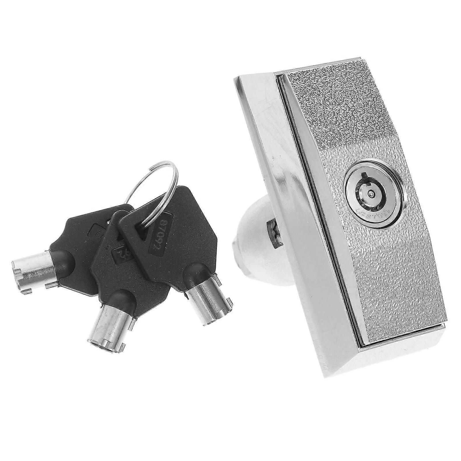 Tubular T-Type Water Vending Machine Lock For Arcade Machines 9.00X8.00X3.80CM Enhanced Protection 1 Set