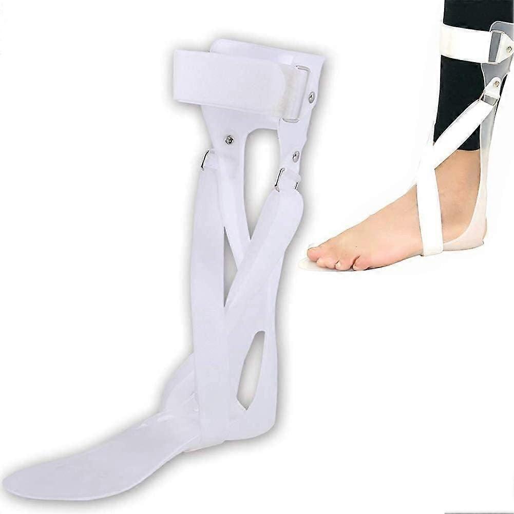 Adjustable Ankle Joint Support for Plantar Fasciitis Relief, Heel Pain, and Tendon Stretching - Size M (Left)
