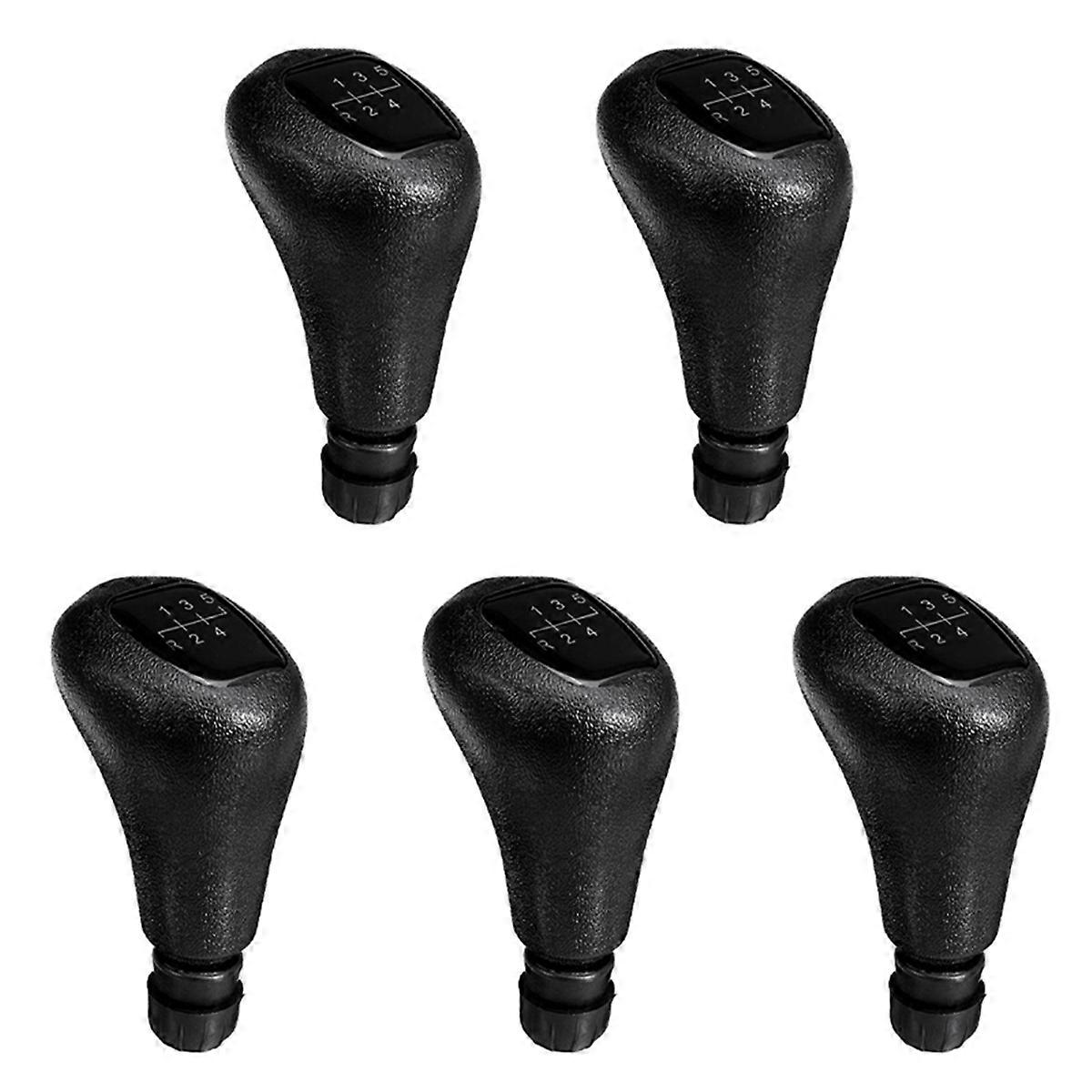 5X 5 Speed Manual Leather Gear Shift Knob Shifter Lever for C Class W202 CLK Class W208 E Class W210
