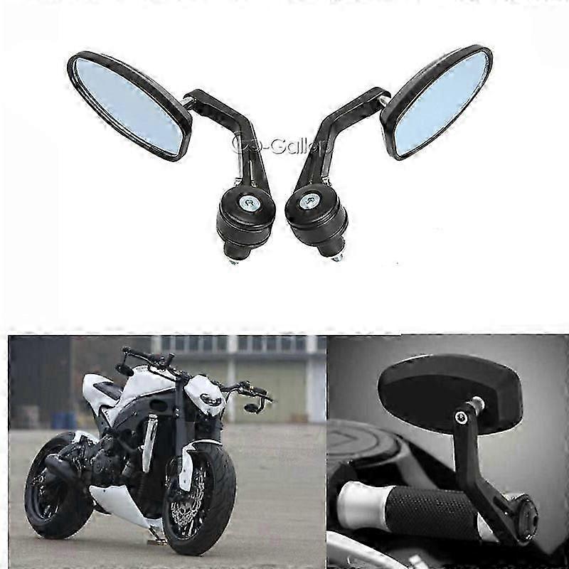 22mm 7/8" Universal Motorcycle Handle Bar End Rearview Side Mirrors For CBR 600 1000 RR Ninja ZX 6R 9R 10R YZF R1 R6 R6S GSXR