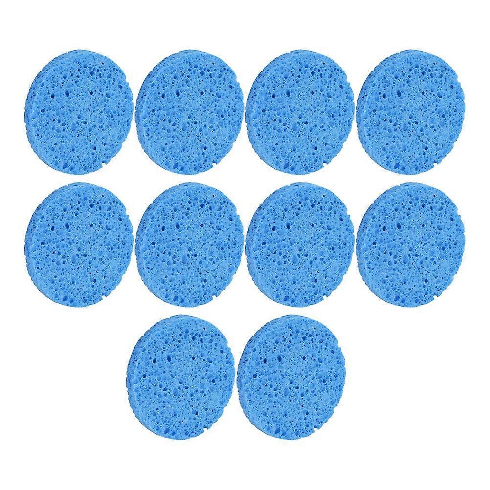 10pcs Facial Cleaning Sponge for All Skin Types Makeup Removal Puff for Stubborn Makeup & Deep Pore Cleansing with Bubbles