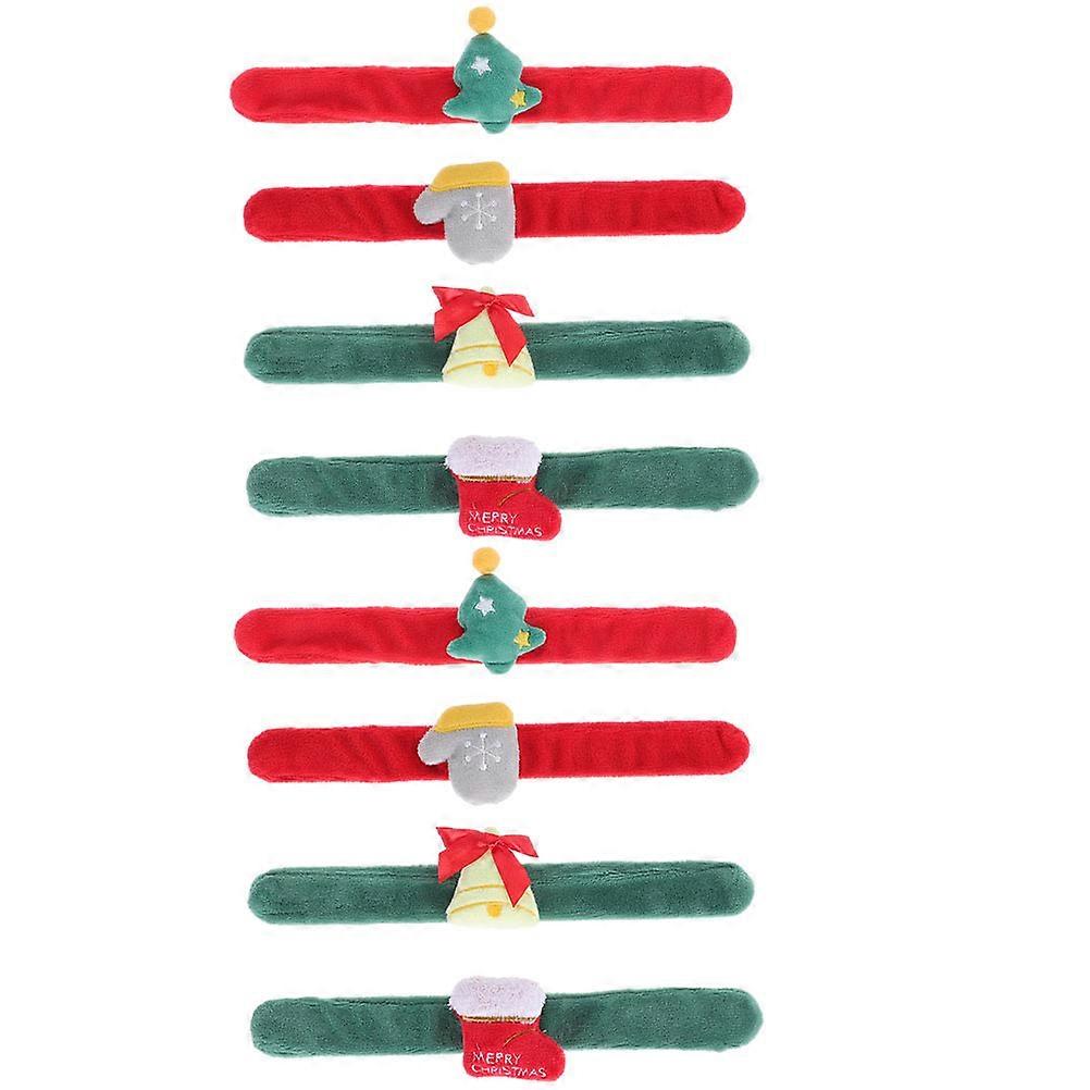 Slap Bracelet Mixed Style Wrist Adornments Party Prop 8Set