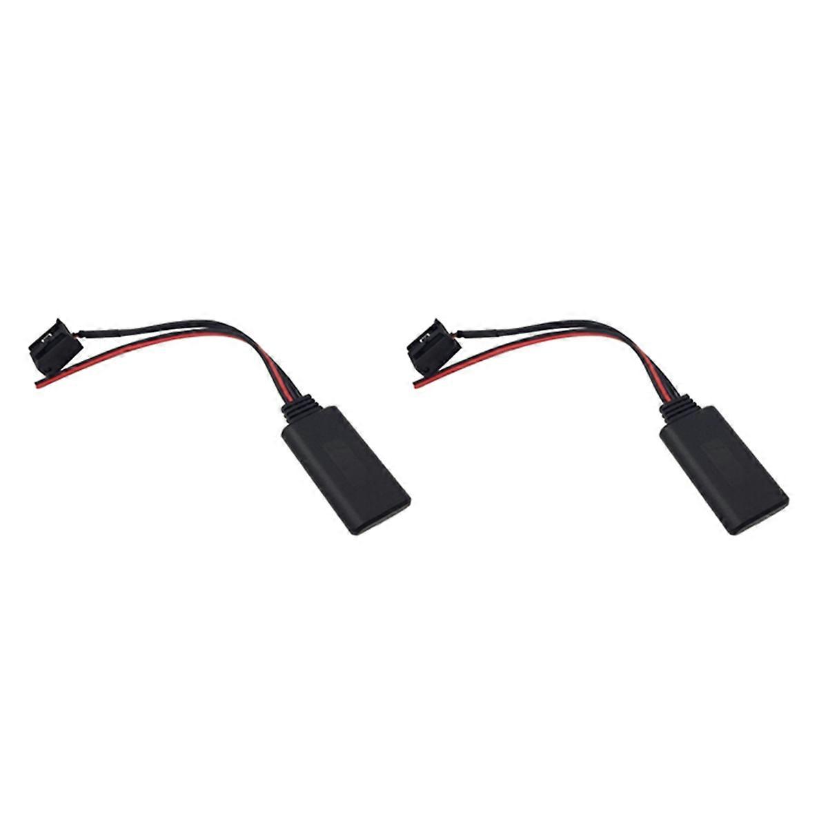 2X Car Bluetooth Receiver Bluetooth Module AUX-in Audio Music Adapter 12Pin Port for X5 X3 Z4 E83 E8