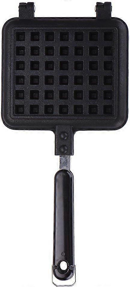 Manual Waffle Maker, Aluminum Stovetop Waffle Maker with Non-Stic