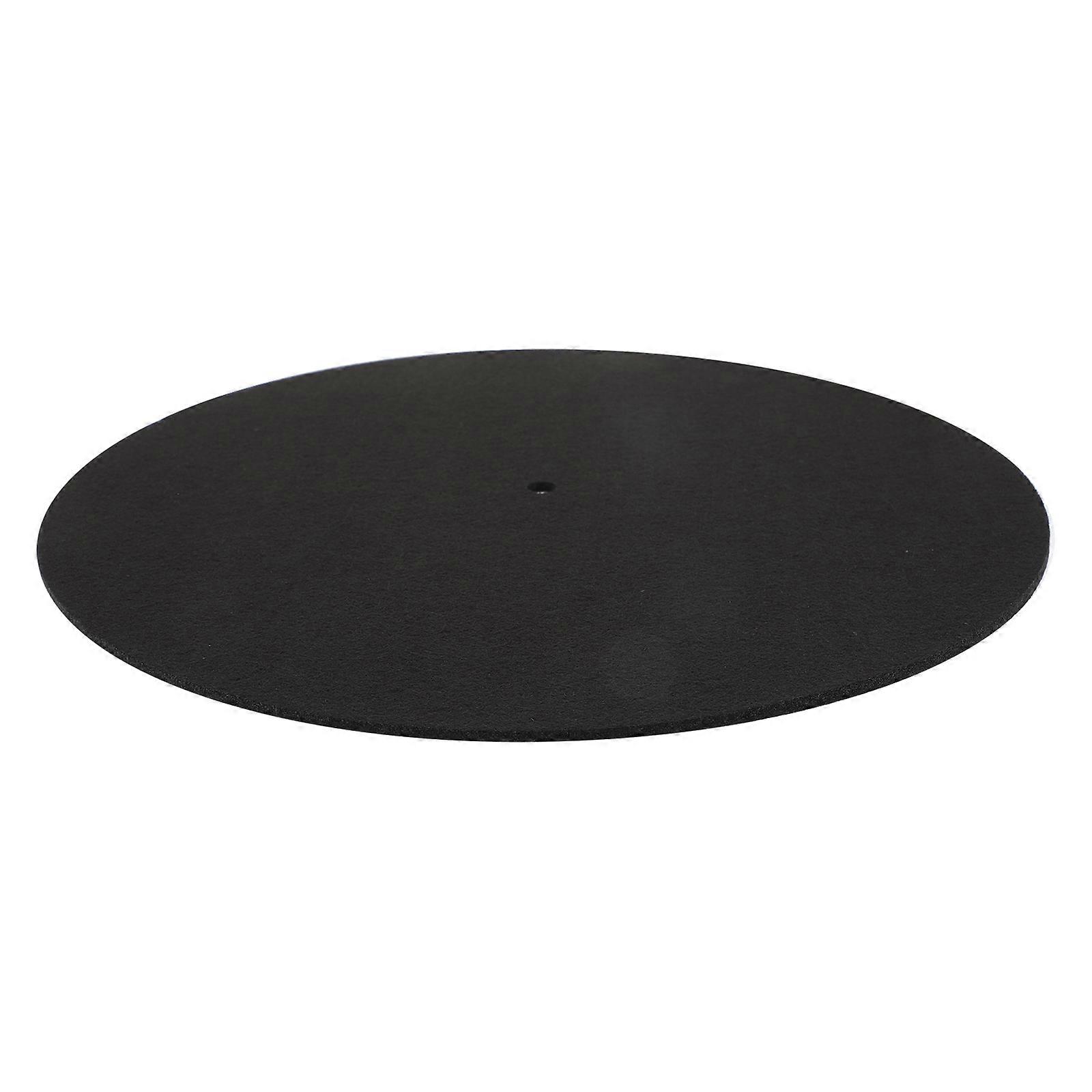 Felt Turntable Mat Replacement for Vinyl Players – Static Free Record Slipmat to Improve Sound Quality and Reduce Vibration – Universal Size for All
