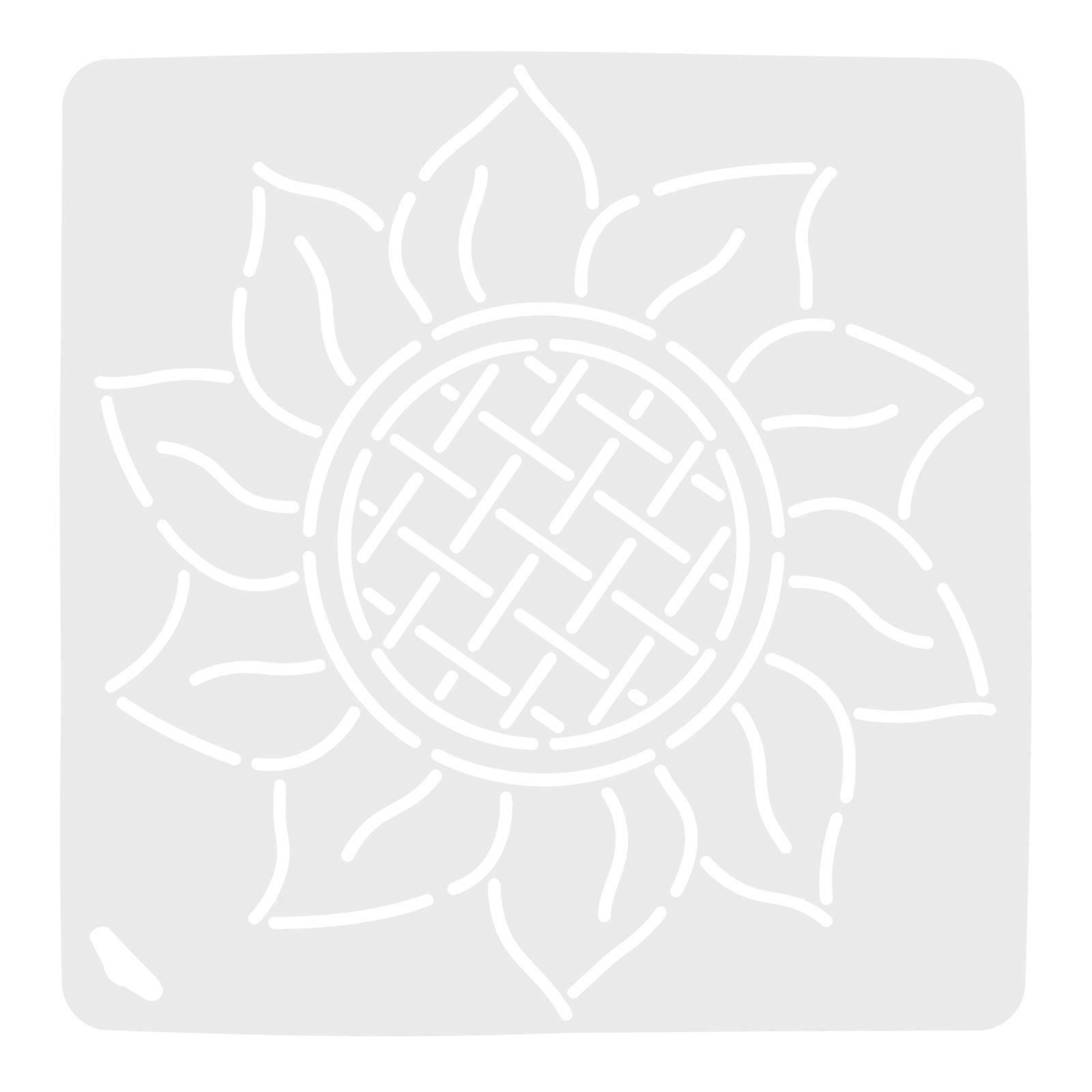 Plastic Quilting Template Stencil for Patchwork Sewing – Durable DIY Tool for Embroidery & Quilting Projects – Simplifies Crafting with Patterns for
