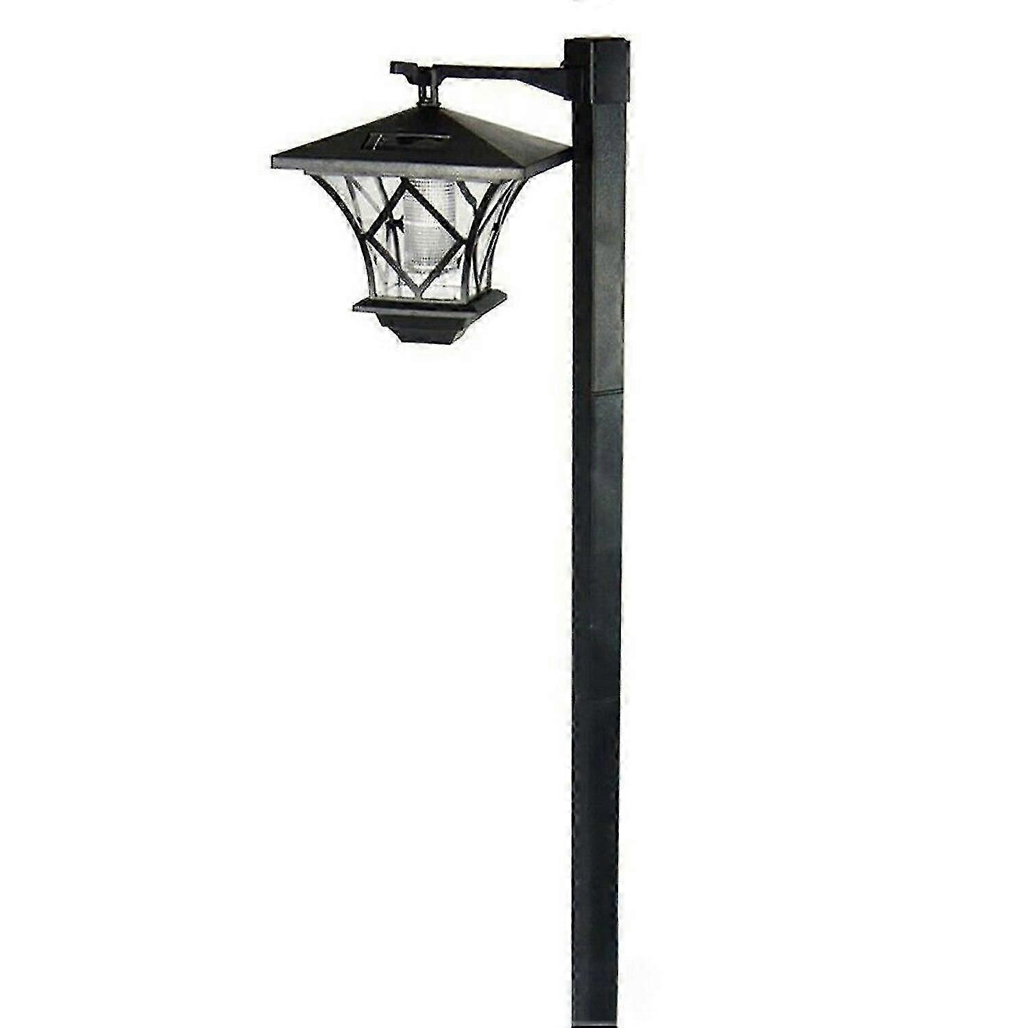 LED Solar Powered Traditional Garden Lamp Post Lamppost Lantern Light