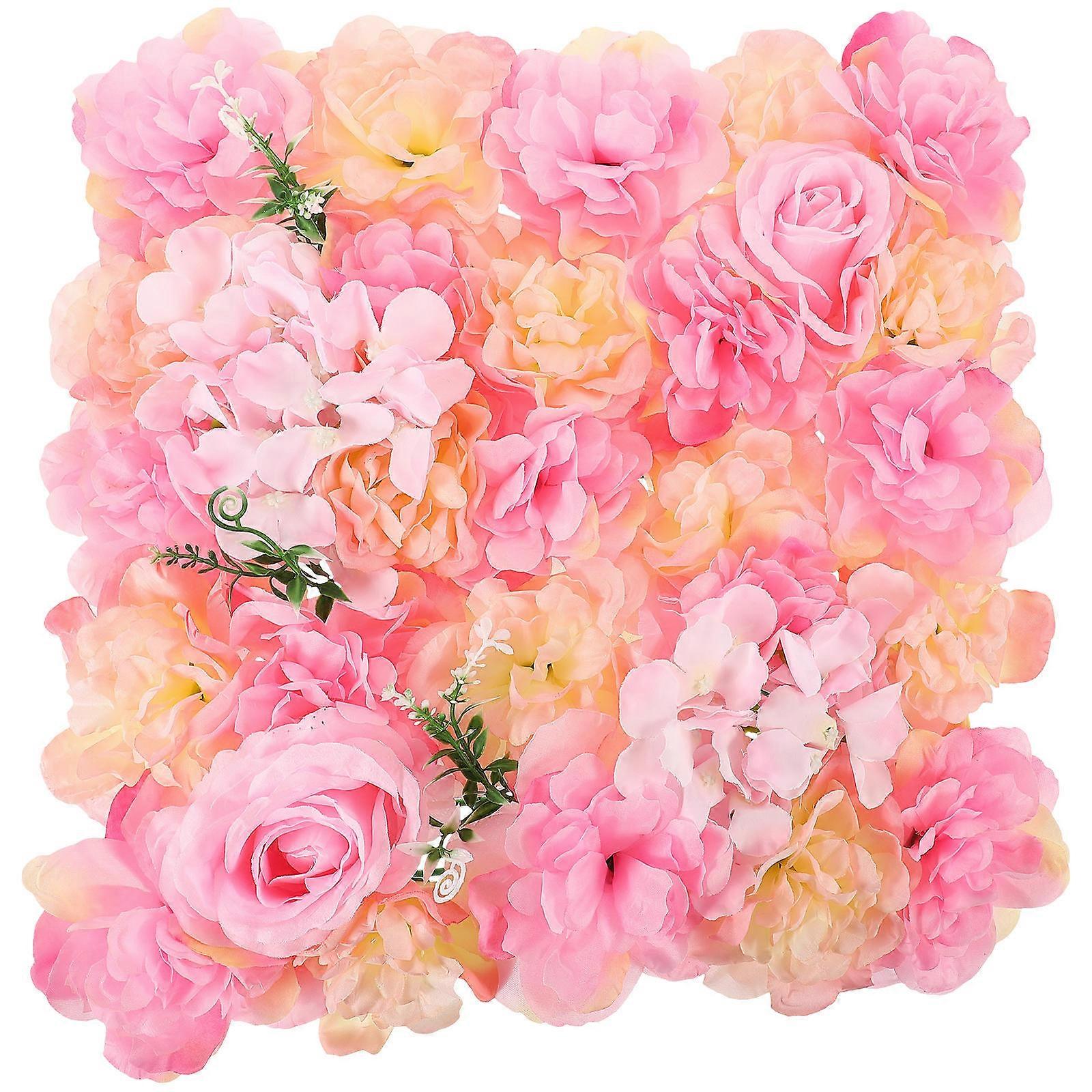 Silk Rose Flower Panel Artificial Flower Wall Panel Event Planners Backdrop 1Pack