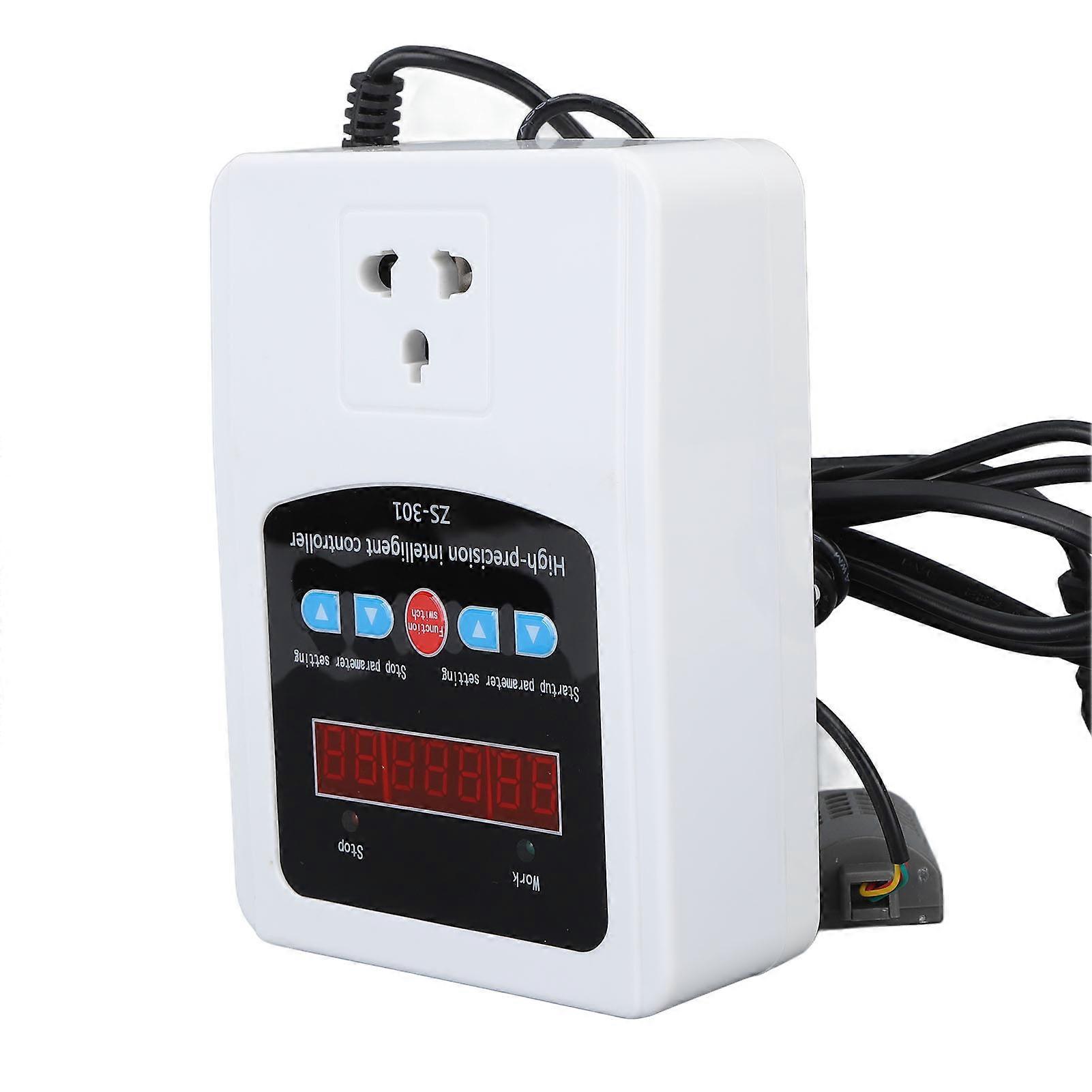 1500W Digital Humidity Controller LCD Display Humidistat Plastic Timing Air Humidity Controller for Home Farm Greenhouse US Standard 110V
