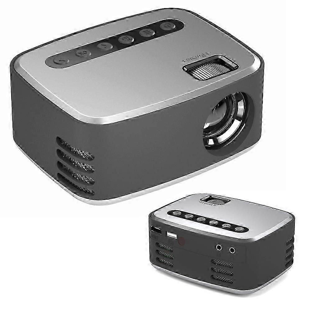 Type A T20 Mini LED Projector 1080P Home Theater Media Player Video Beamer with TF Card USB Support