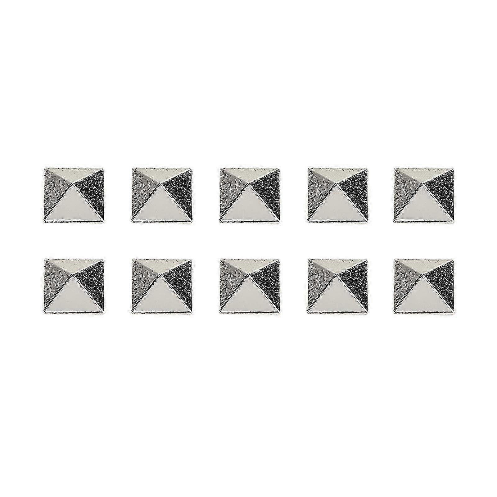 10 יחידות נגד החלקה סנובורד אחיזת רפידות סטומפ סגסוגת אבץ פירמידה חתיכים לספורט חורף