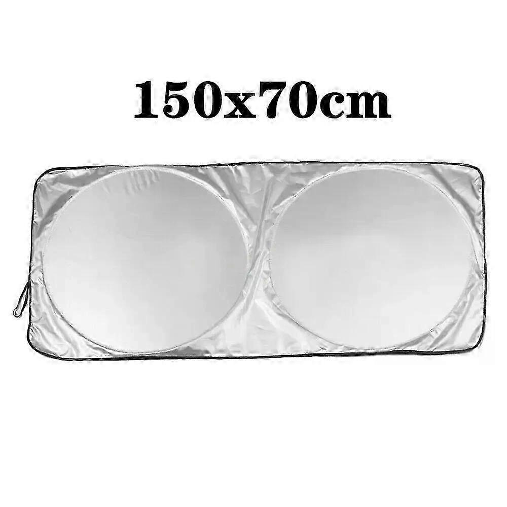 Parasole per parabrezza per auto con custodia Visiera parasole in materiale durevole, protezione dal calore del sole Accessori interni auto