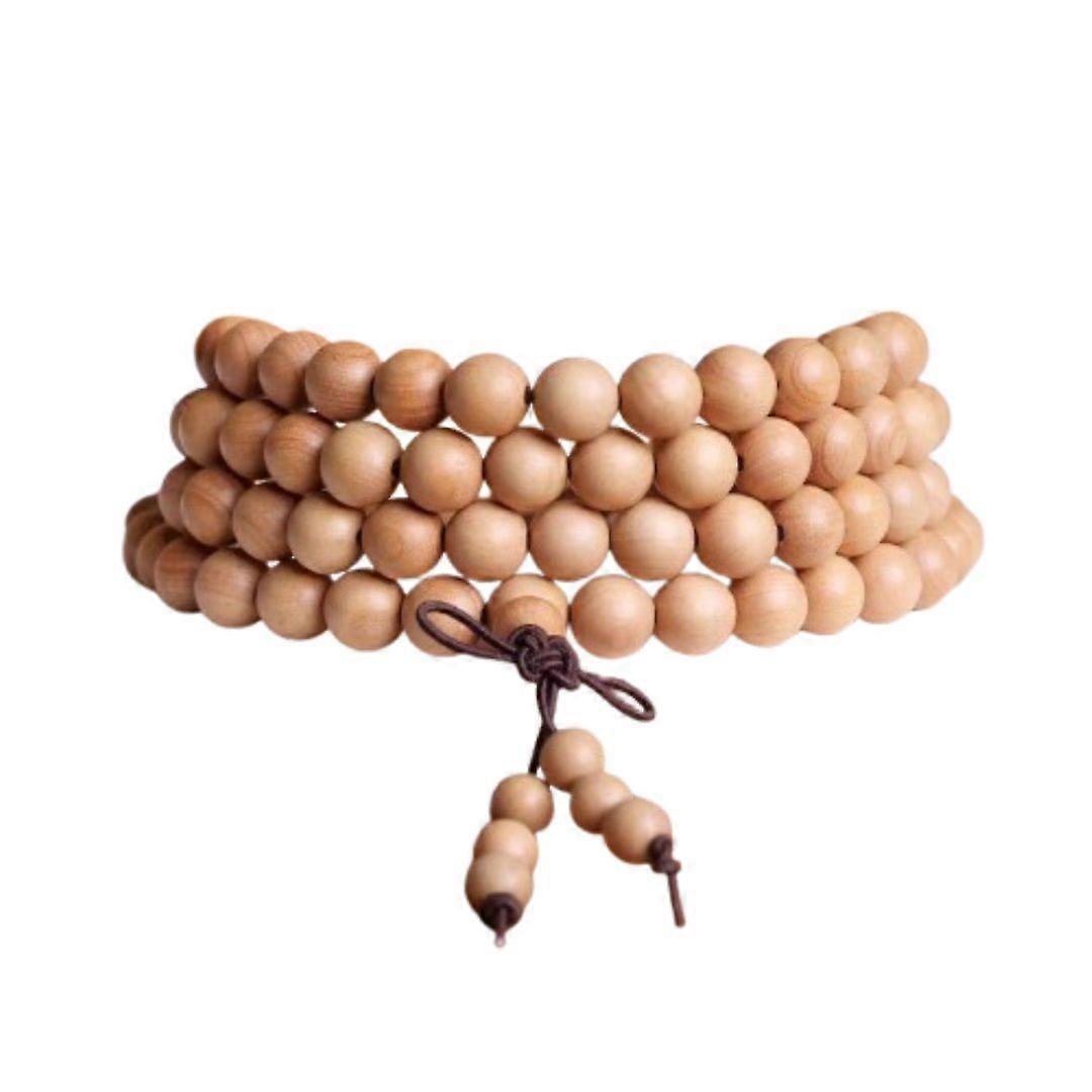 Minimalist Boxwood Mala - Creamy Smooth Beads for Clear Intention & Subtle Style