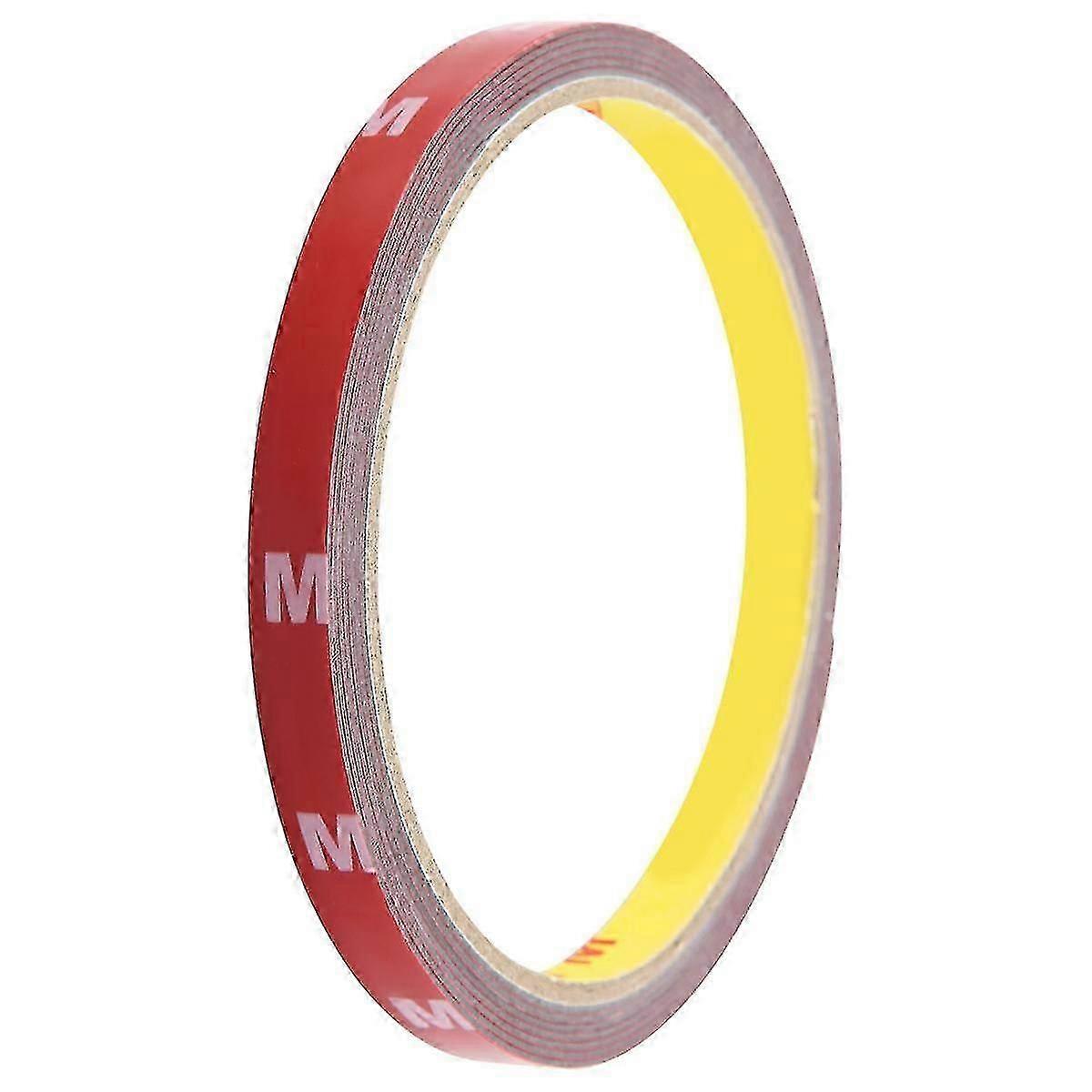 Strong Permanent Double Sided Super Sticky Foam Tape Roll For Vehicle Car, Red 8mm*