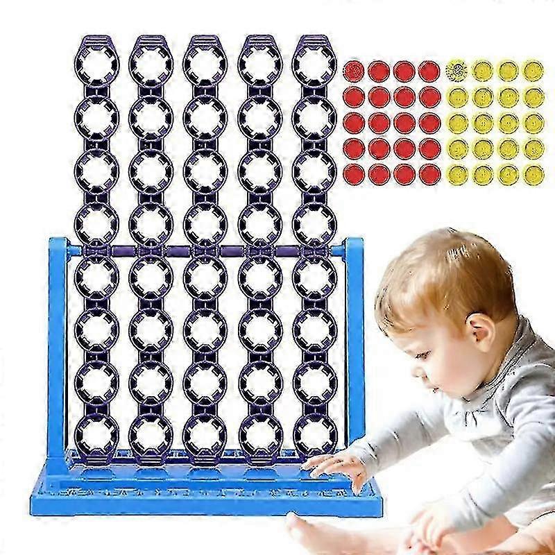 Parent-child Interaction Puzzle Board Game Four In A Row Rotating Line Up 4 Classic Family Toy For Fun