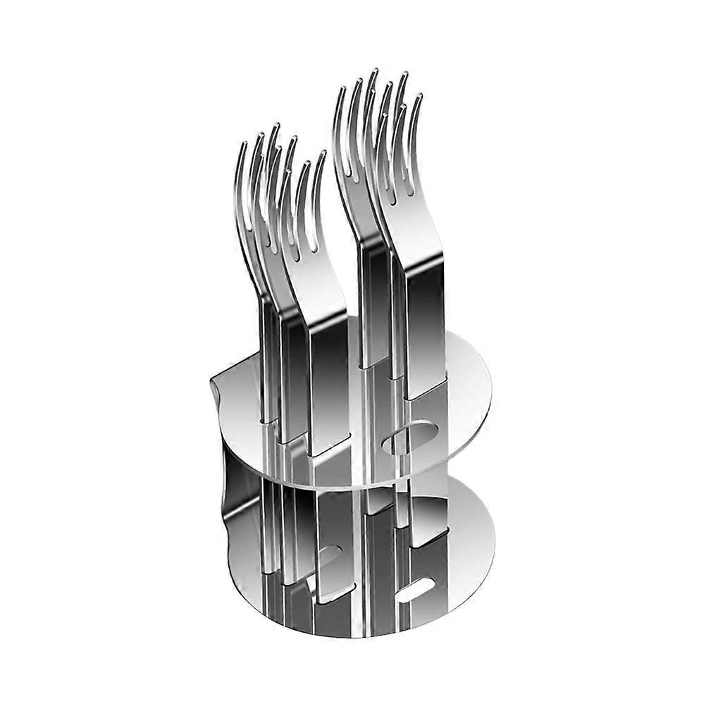 Stainless Steel Fruit Forks for Home Use Reusable and with Comfortable .5 Inches