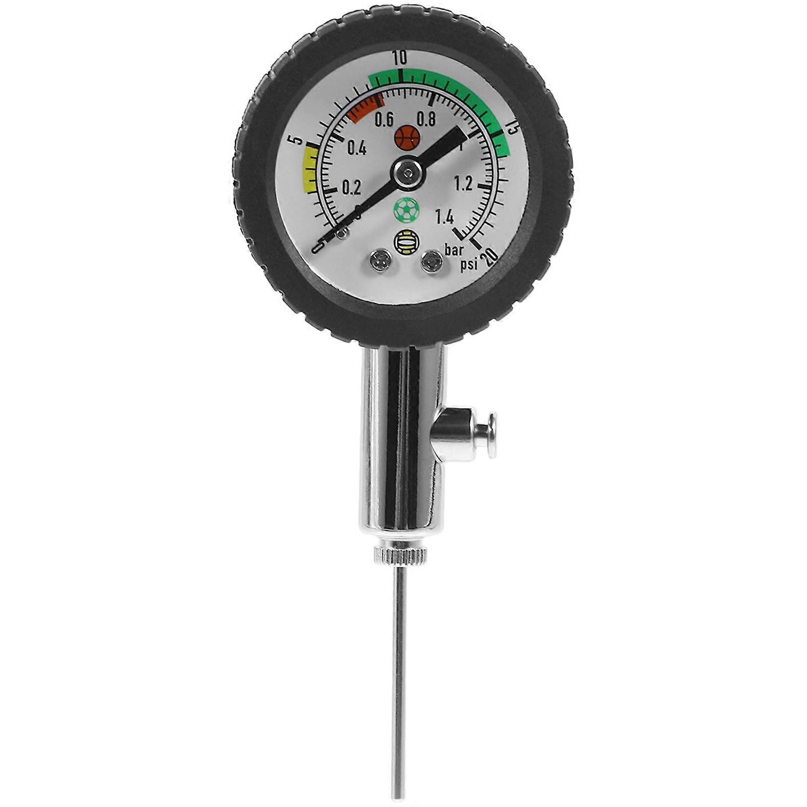 Rectangular Air Gauge for Sports Inflation Devices Pressure Measurement Players 1Pcs