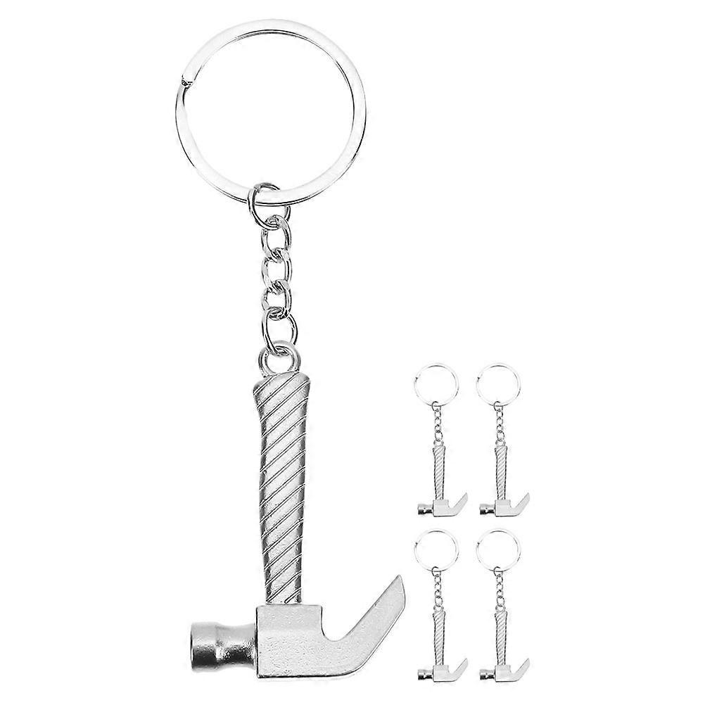 Creative Keyring Metal Key Chain For House Keys 5Pcs
