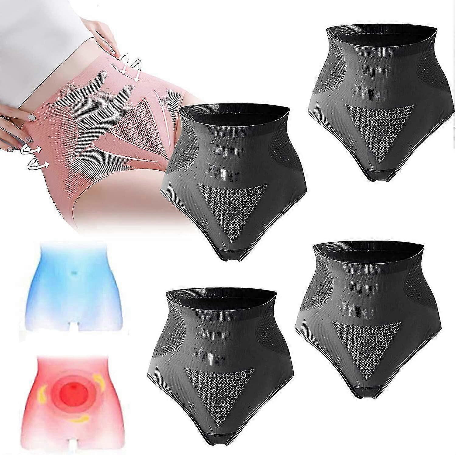 4'lü Paket Slimorypro Grafen Petek Vajinal Sıkma ve Vücut Şekillendirme Külotları, Grafen Petek Külotları