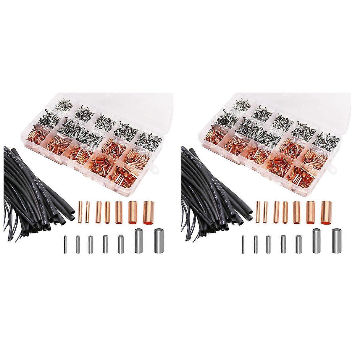 Tinned Copper Crimp Connector Electrical Cable Pin Cord Terminal Kit