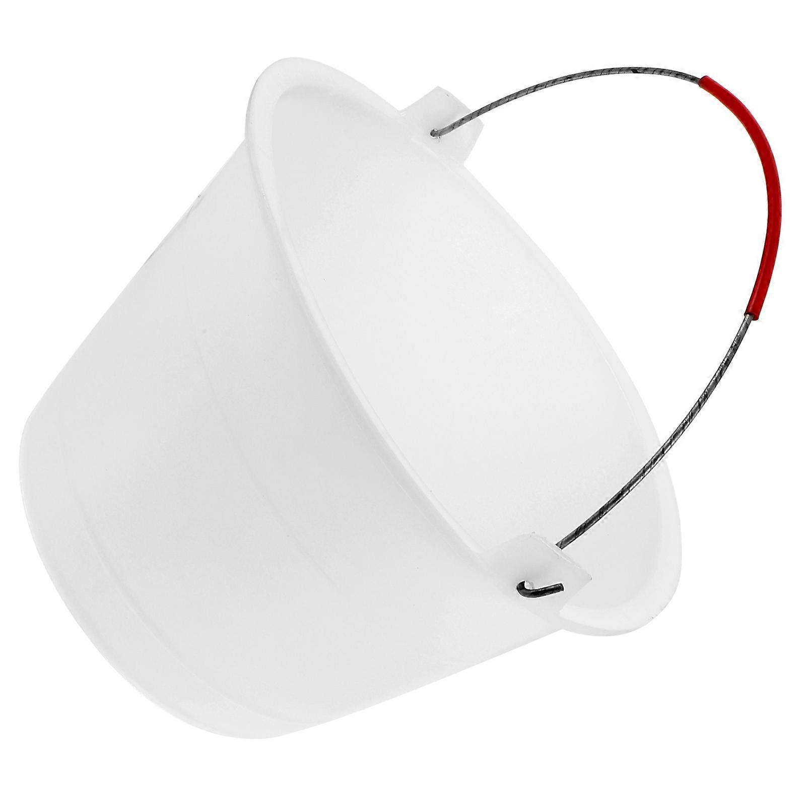 Heavy Duty Plastic Concrete Bucket with Handle for Cement Mixing and Sand Carrying – Reinforced Design for Construction Use